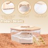 Biunnru Hamster Sand Bath Container Small Animal Sand Bath Shower,