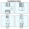 Prestantious Downspout Diverter, Rainwater Diverter with Adjustable Switch Valve, Rainwater
