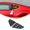 Daeiclru Rear Side Window Louvers Compatible with Nissan 370Z 2009-2020,