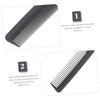 IWOWHERO Detangle Hair Effortlessly 6 Pack Carbon Fiber Comb Double