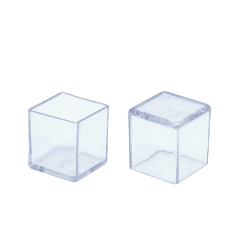 Flyshop 12 x Clear PVC Chair Leg Caps Scratch Resistant