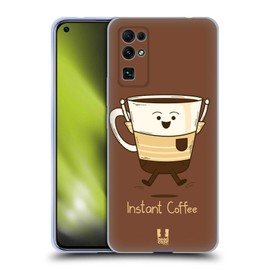 Head Case Designs Instantkaffee Kaffee Persönlichkeiten Soft Gel Handyhülle Hülle kompatibel mit Honor 30 5G