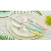 Exzact Besteck-Set, 20-teilig, Edelstahl, Pülmaschinenfest, Bunt gemischt