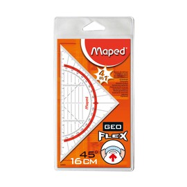Maped Geo-Flex M028600 Set Square 16 cm Transparent