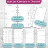 SinnWunder Premium Calendar Inserts 2026 - Weekly Calendar - 1