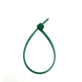 Small Standard Nylon Cable Ties 2.5mm in Width Zip Straps, Pack of 100 (2.5mm x 160mm, Green)