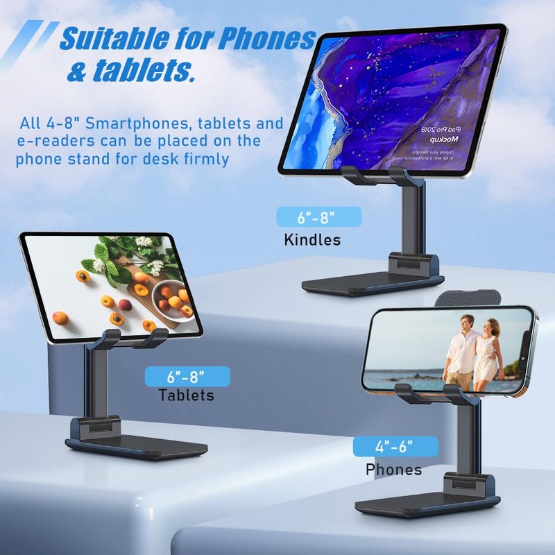 OGMAPLE Phone Holder for Desk, MT-6 Cell Phone Stand for