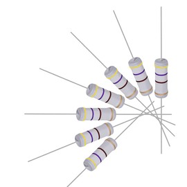 uxcell 20Pcs 470 Ohm Resistor, 3W 5% Tolerance Metal Oxide Film Resistors, Lead, Flame Proof for DIY Electronic Projects and Experiments
