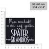 Funny Sew-On / Iron-On Patch "Man verschiebt so viel auf