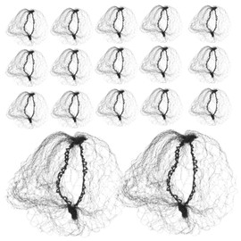 KESYOO 100pcs Hair Net Inch Food Hair Accessories Mesh Net Wig Cap Large Elastic Mesh Hair Bunnet Invisible Elastic Mesh Nylon Black