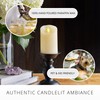 Luminara Flameless LED Battery Operated Ivory Pillar Candle, Flickering Realistic
