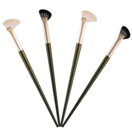 FOMIYES 3sets Professional Makeup Brush Set Angled Eye Shadow Brush for Nose Contour Eyebrow Eyes Foundation Perfect for Beginners to Artists 4pcs*3