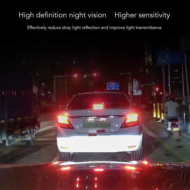 Dash Cam Front and Rear 1080P Car Recorder with Night