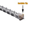 3/8 inch X 10-1/4 inch SDS Plus Rotary Hammer Bit,