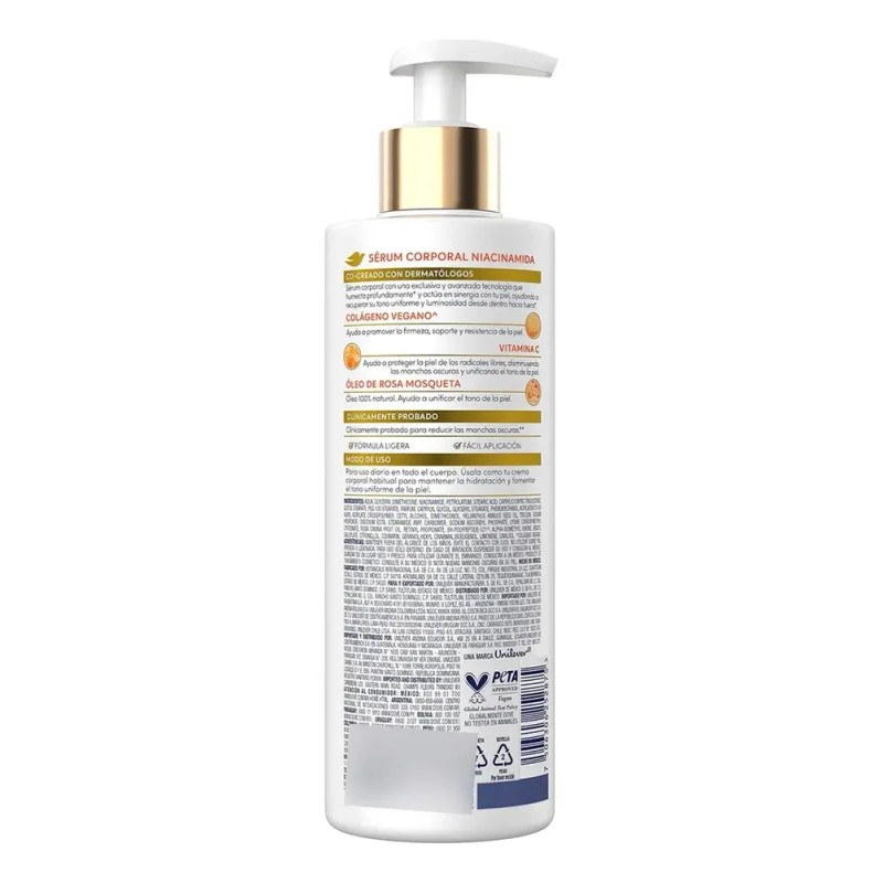 Dove Sérum Corporal Con Niacinamida + Vitamina C 400 Ml