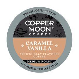 Copper Moon Caramel Vanilla Blend, Medium Roast Coffee Pods Compatible with Keurig K-Cup Brewers, 12 Ct.