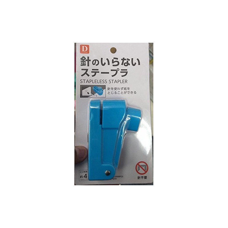 blue stapled