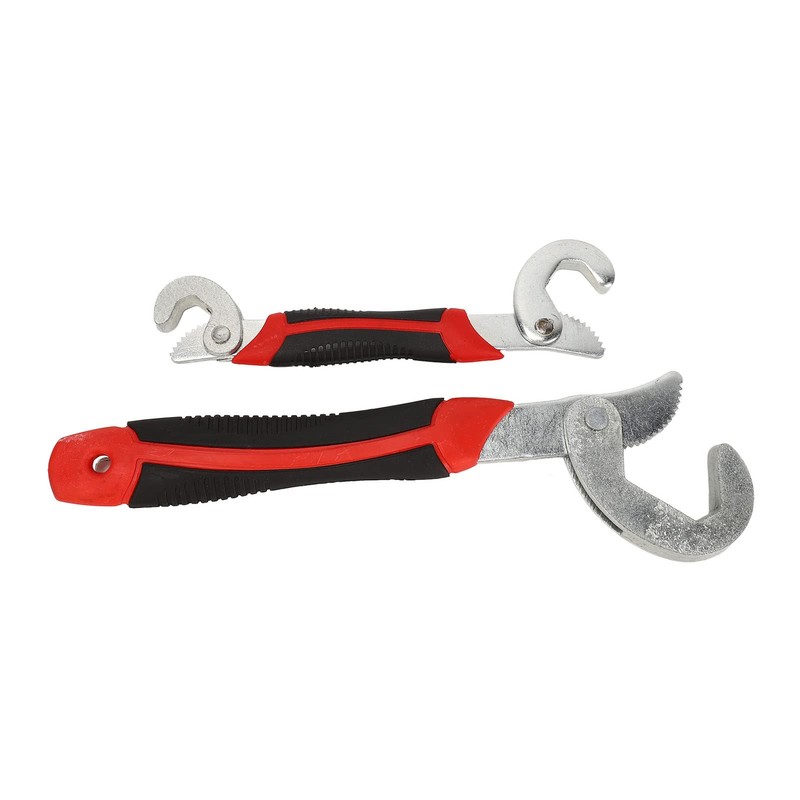 Spanner Adjustable Wrench, 2pcs Self Adjusting Wrench Set Multifunction 9