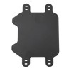 Motorcycle Front Number Plate Matte Black, Easy to Install License