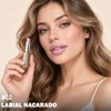Erinde Lápiz Labial Purpurina Metálica con Mate, Tinte Labial Duradero,#02