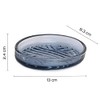 Cornflower Blue Glass Soap Dish