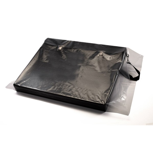 14" x 24" x 3 mil Clear Eco-Manufactured Plastic Layflat Bags (Case of 500)