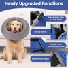 HAPPY HACHI Soft Dog Cone Collar, Adjustable Dog Recovery Cone