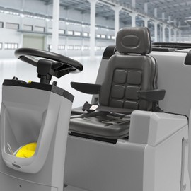 Universal Tractor Seat, Adjustable Forklift Seat with Automatic Retractable Seat Belt, Lawn Mower Seat with Handle and Backrest for Various Types of Tractors, Agricultural Vehicles, Forklifts(Black)