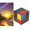 Color Cube Optical 6 Sides Cube Optical Cube Prism for