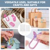 2pcs Paperclip Bookmark Mold, 9-Cavity Silicone White Resin Bookmark Molds