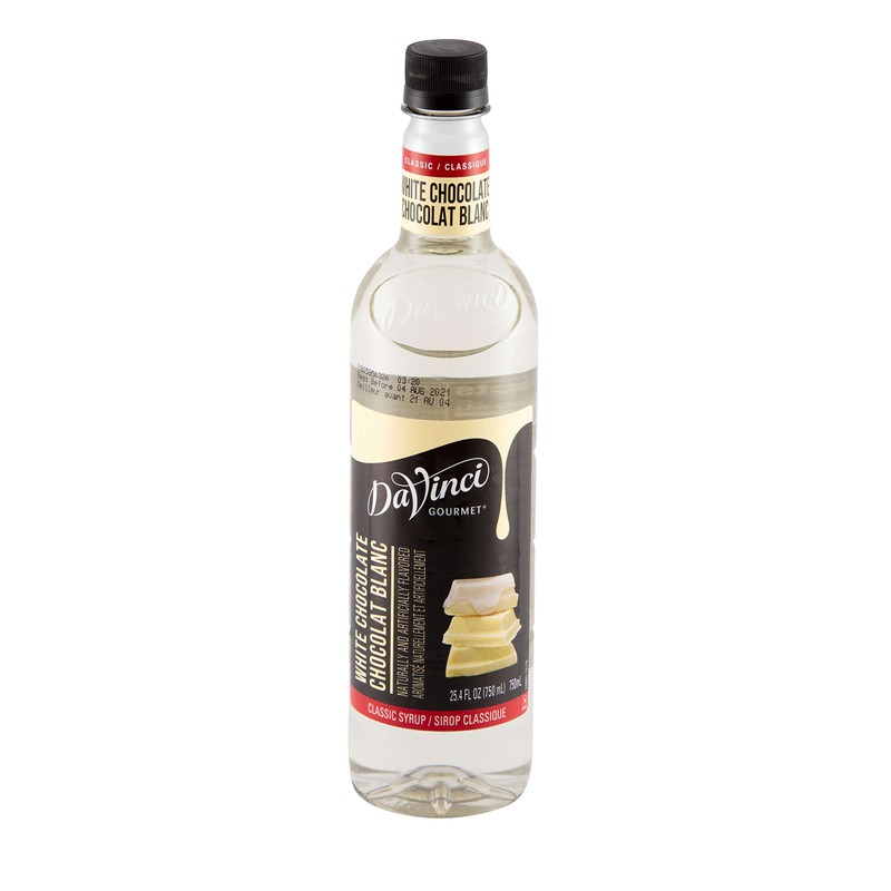 DaVinci Gourmet Classic White Chocolate Syrup, 25.4 Fluid Ounces (Pack