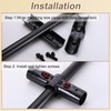 sourcing map 2 Pcs Straight Structural Pipe Connector, 1-1/8" 4-Way