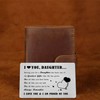 Richesele Daughter Engraved Wallet Card - To My Daughter Gifts