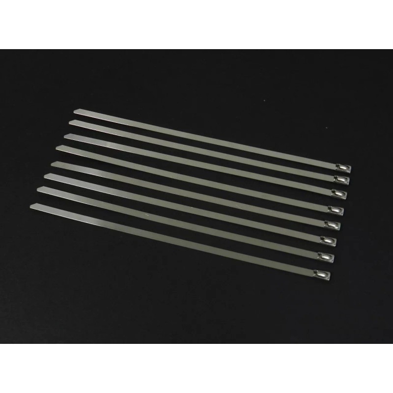 Unbranded X6 UNIVERSAL 8" STAINLESS STEEL ZIP TIE CABLE FOR