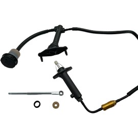 BestParts Pre-Filled Clutch Master & Slave Cylinder Assembly Compatible With 04-09 Dodge Dakota 3.7L V6 Mitsubishi Raider 3.7L V6 04-07 Dodge Dakota 4.7L V8 Replace CC649048 5134623AE PF9092