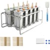 HYDDNice 10 Pack Stainless Steel Popsicle Molds Ice Lolly Molds