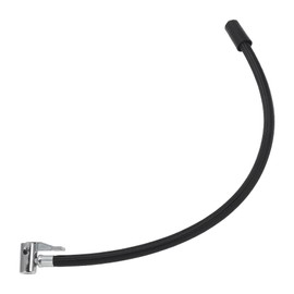 Hihaha Reifenfüller Verlängerungsschlauch Luftkompressor Verlängerungsschlauch Adapter Reifenventil für Auto Motorrad Fahrrad Langlebiges Nylon 45cm M6x1.0 16mm OD Schwarz <