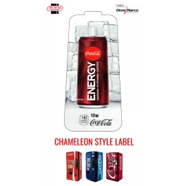 Royal Vendors - Coca Cola Energy - Coke Energy - 12 oz Can Vend Label