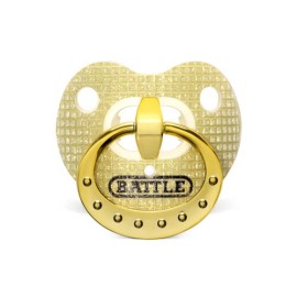 Battle Sports Oxygen Binky Mouthguard with Lip Guard 3D DIAMOND - Gold