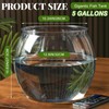 Geelin 5 Gallon Plastic Fish Tank Large Bowl Shatterproof with