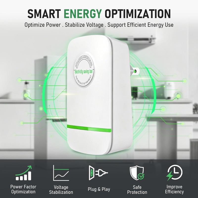 2pc Electricity Saving Box Energy Saving Device Smart Save Plug