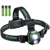 Powerful LED Headlamp Flashlight Batteries INCLUDED, 5 Modes (200 Lumen)