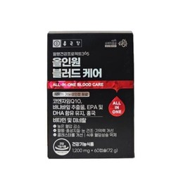 Sellerhub [종근당건강] 종근당 혈행건강 프로젝트365 올인원 블러드 케어 1,200mgx60캡슐 (S39138755) Chung Kun Dang Health Project 365 All-in-One Blood Care 1,200mg x 60 Capsules
