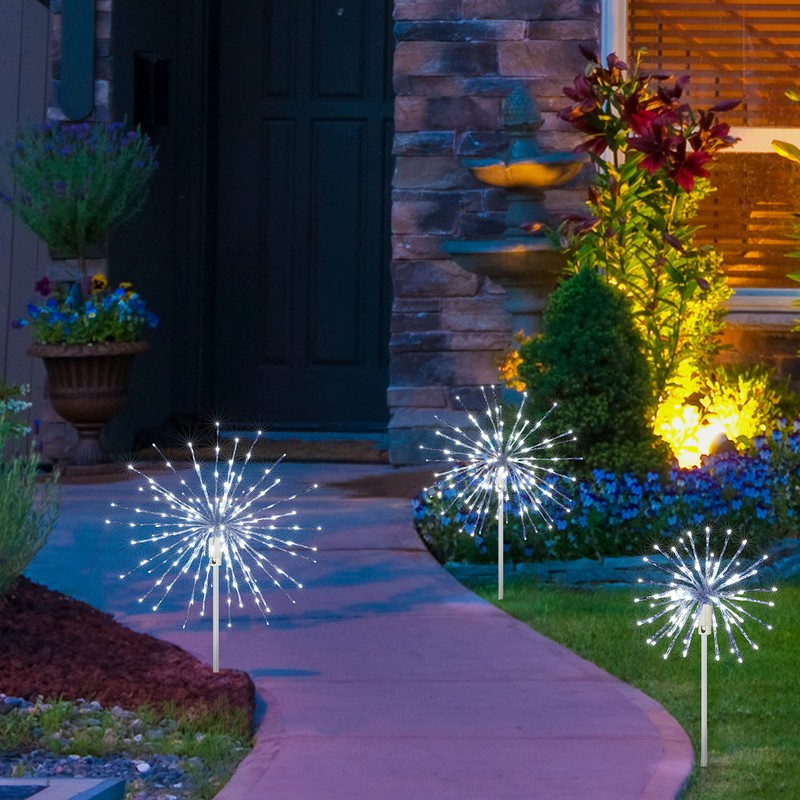 LIGHTSHARE 12" Starburst Light Lighted Ball 80 LED Firework Lights