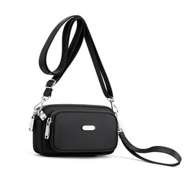 Bolso Bandolera Horizontal para Celular y Accesorios - Diseño Femenino Multifuncional con Correa Ajustable - Bolsa Cruzada, de Mano o de Muñeca - Tamaño Mediano 18x6x10cm - Tela Oxford Resistente