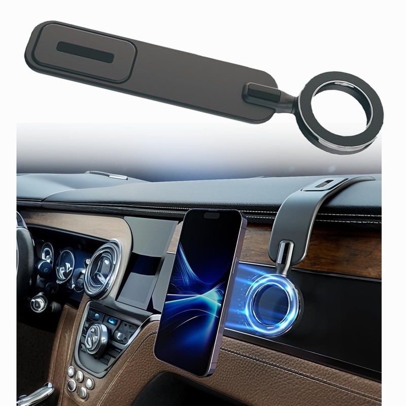Soporte para Celular Automóvil,Plegable Magnético portacelular para Auto,Soporte para rotación