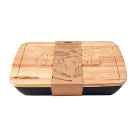 Mud Pie Melamine Tray and Board Set, Tray 5 1/2" X 13" | Spoon 5 1/2"