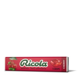 Ricola Menthol Oral Anesthetic Drops Cherry 20x9 EA