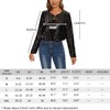 MINTLIMIT Women's Sequin Cardigan Short Open Cardigan Long Sleeve Bolero