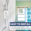 MIRRORVANA Hangable Fogless Shower Mirror for Shaving with 360° Swivel